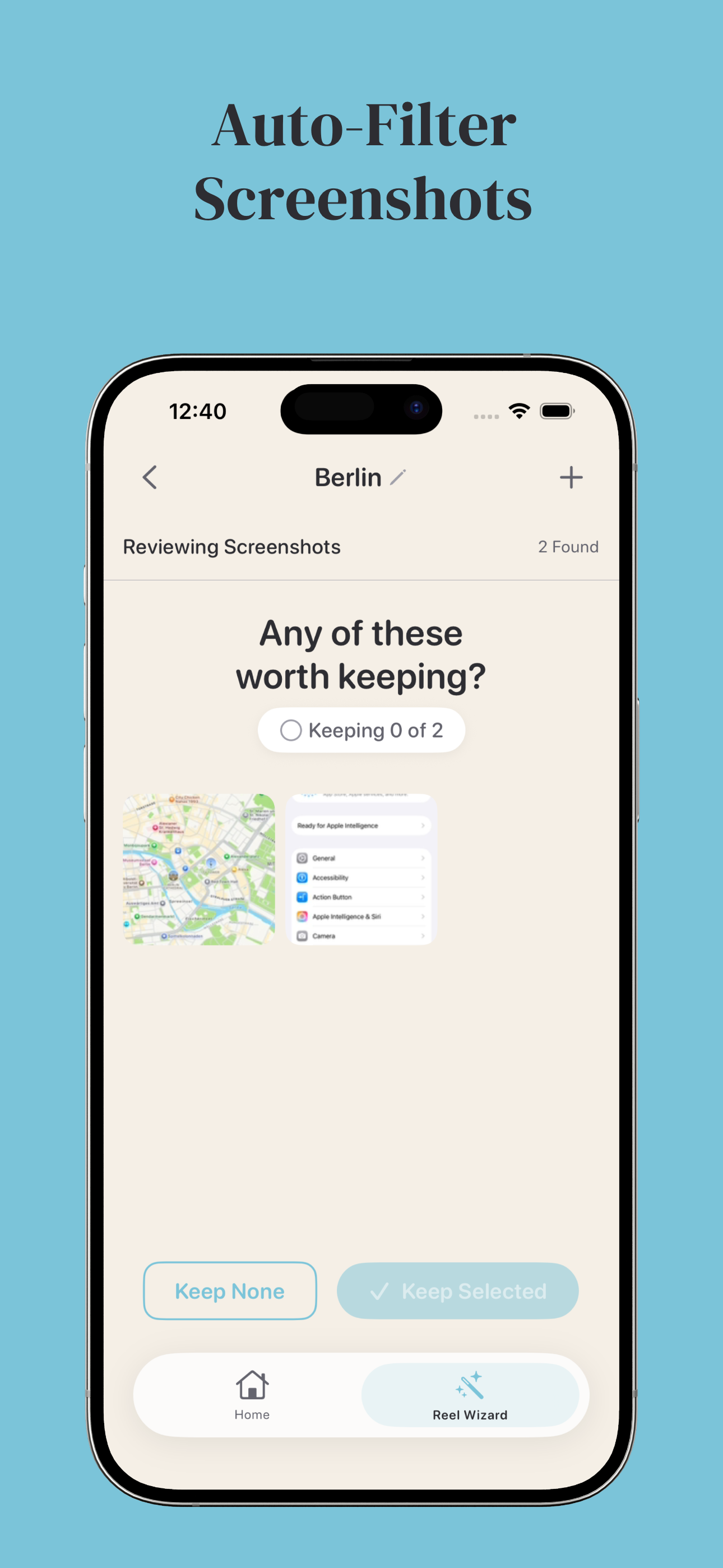 Auto-Filter Screenshots
